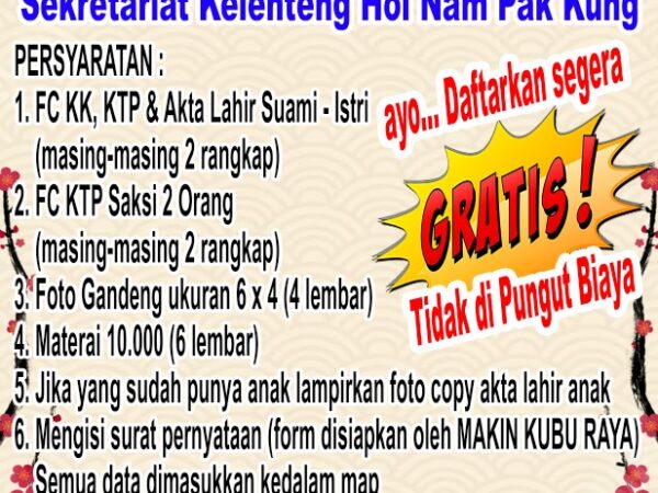 Pencatatan Kolektif Kubu Raya